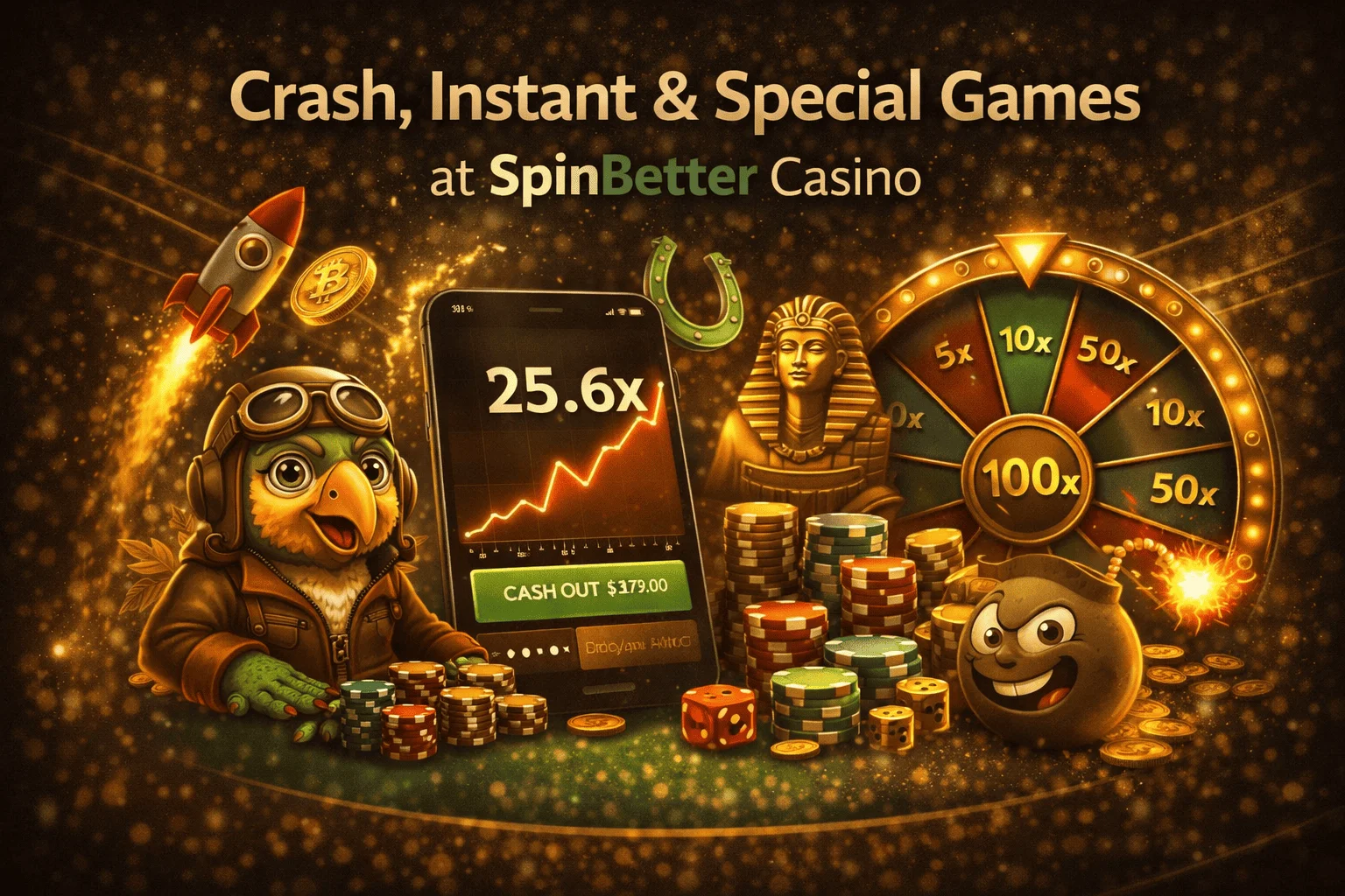 Crash Instant Special Games at Spinbetter Casino