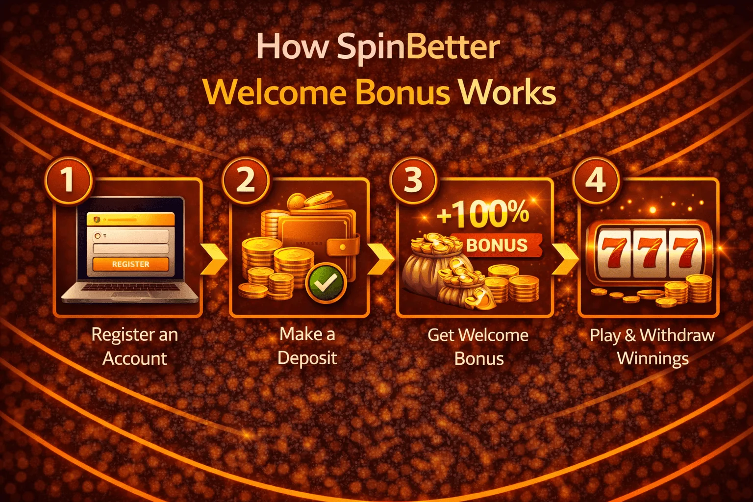 How Spinbetter Welcome Bonus Works