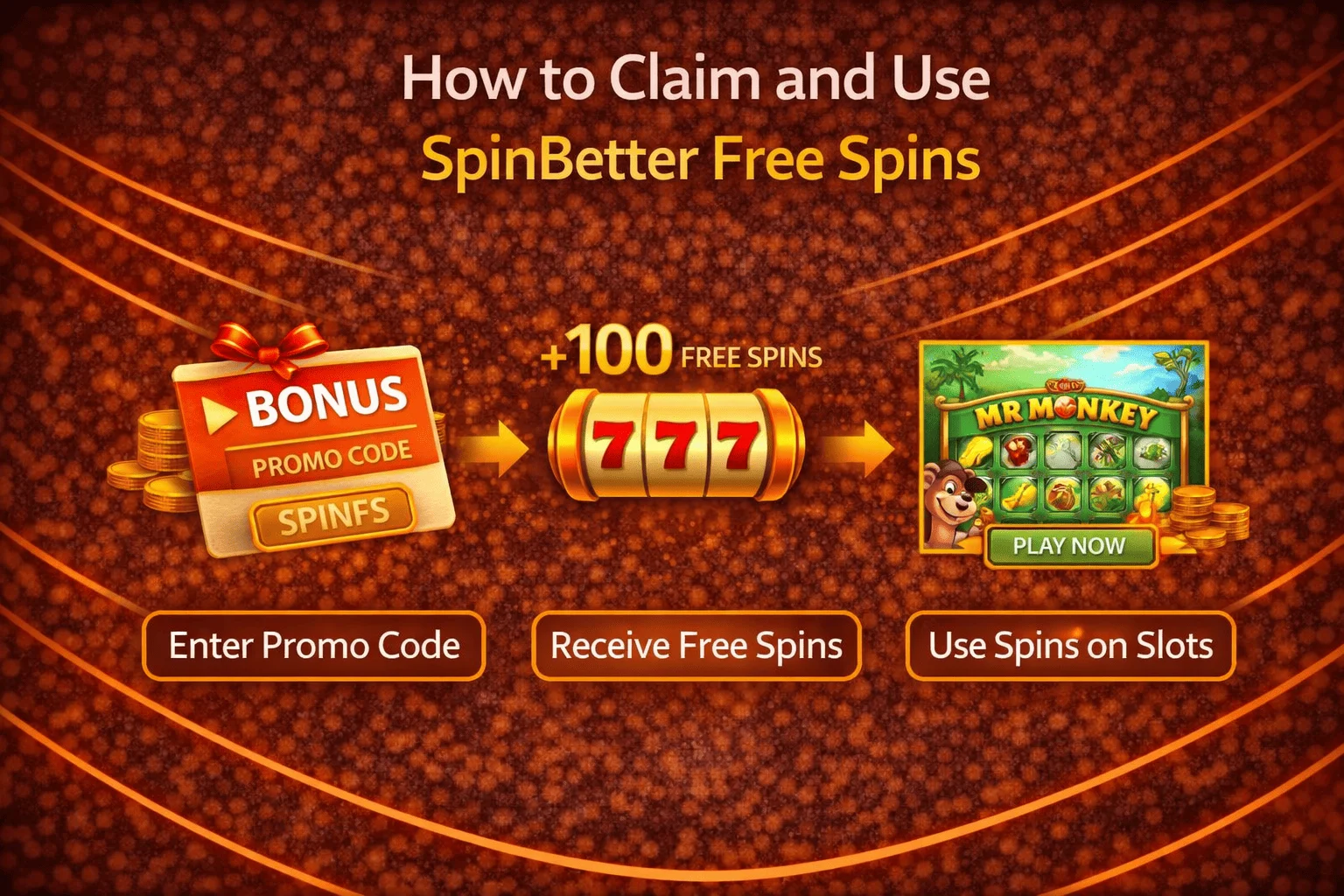 How to Claim and Use SpinBetter Free Spins