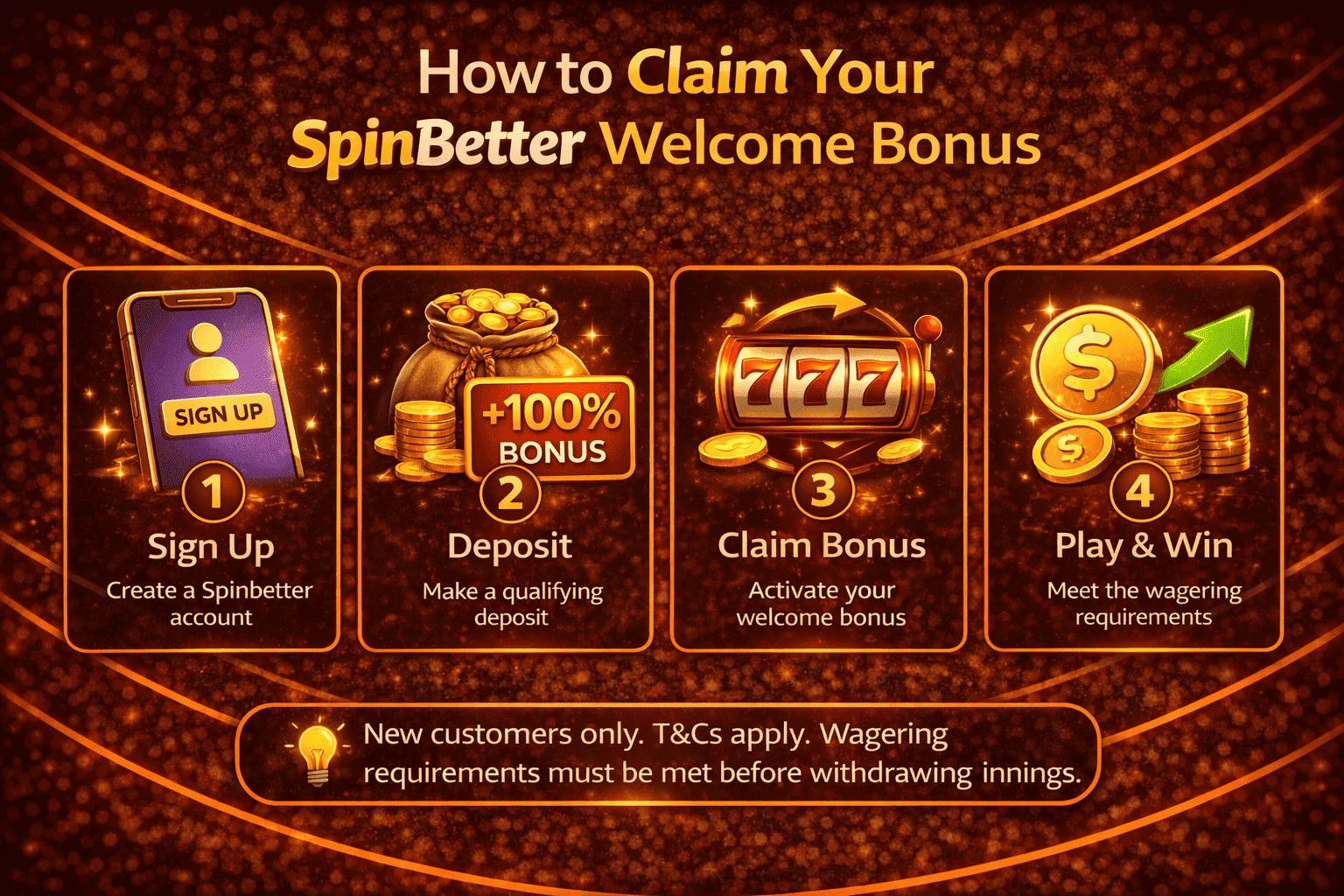 How to Claim Your Spinbetter Welcome Bonus