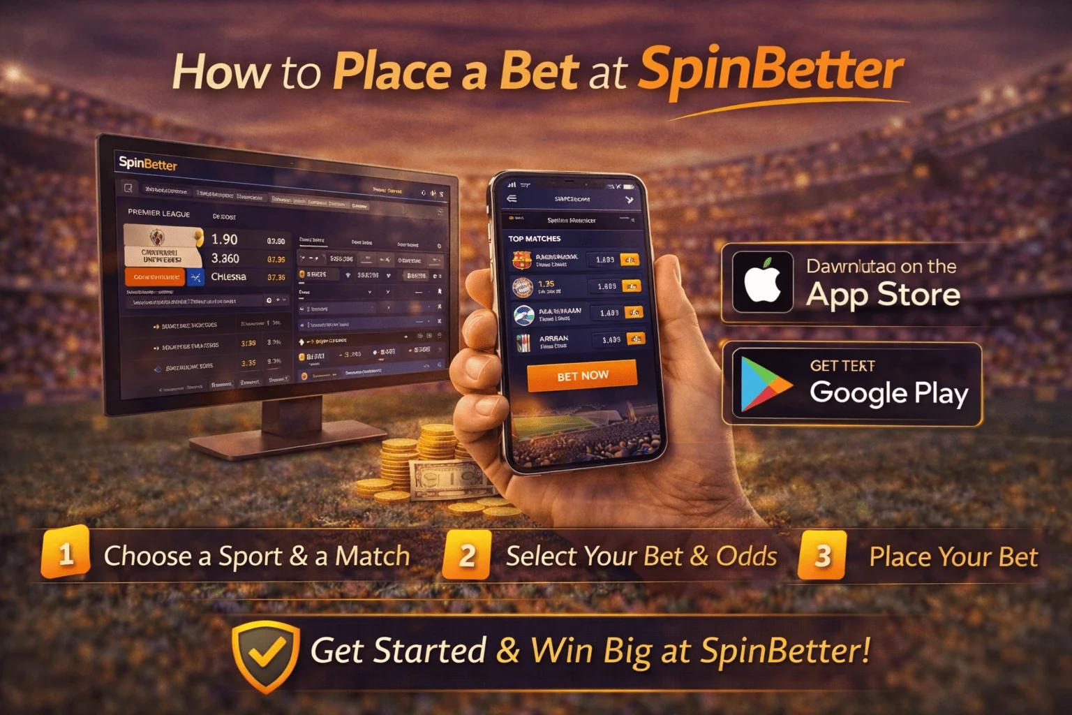 How to Place a Bet at Spinbetter
