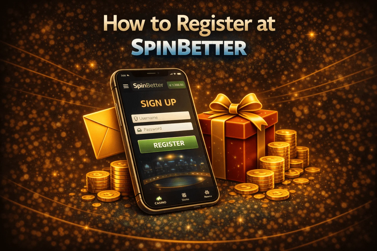 How to Register at Spinbetter