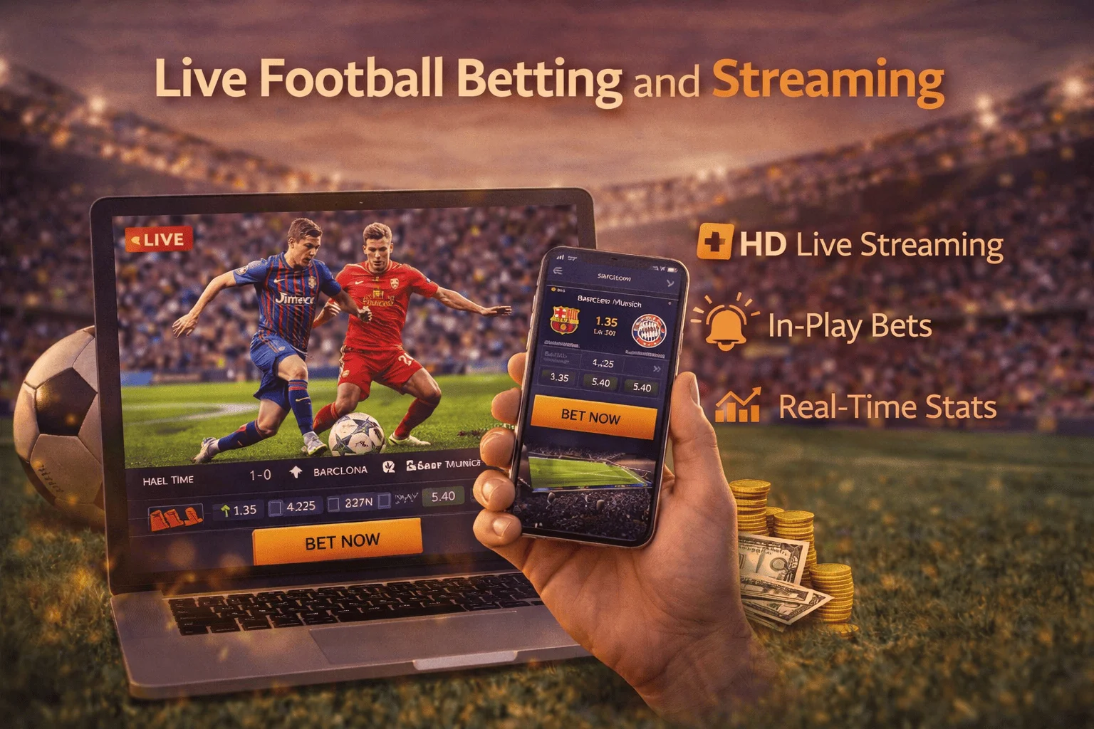 Live Football Betting and Streaming