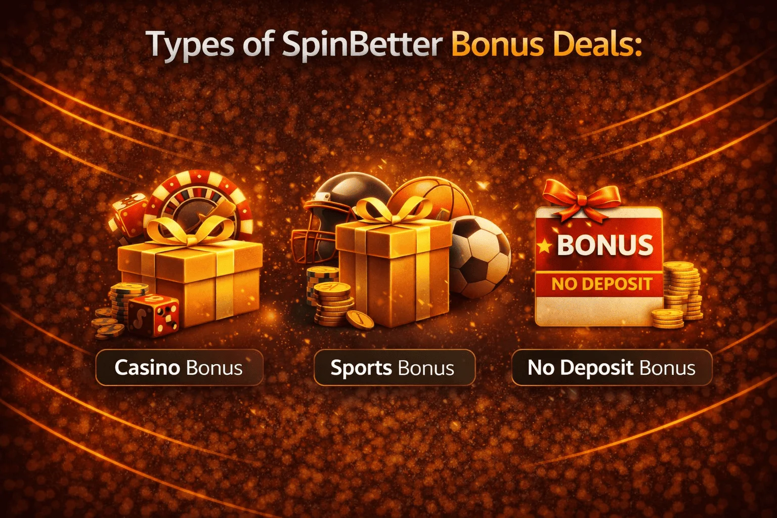 Types of Spin Better Bonus Deals Casino, Sports & No Deposit