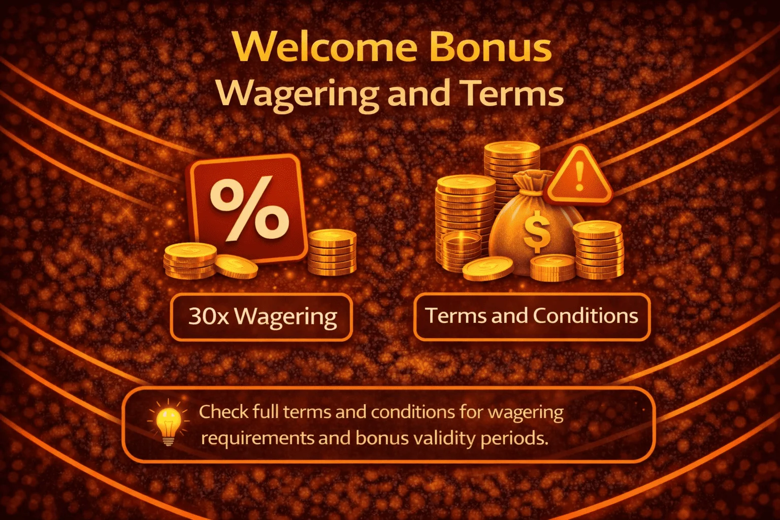 Welcome Bonus Wagering and Terms