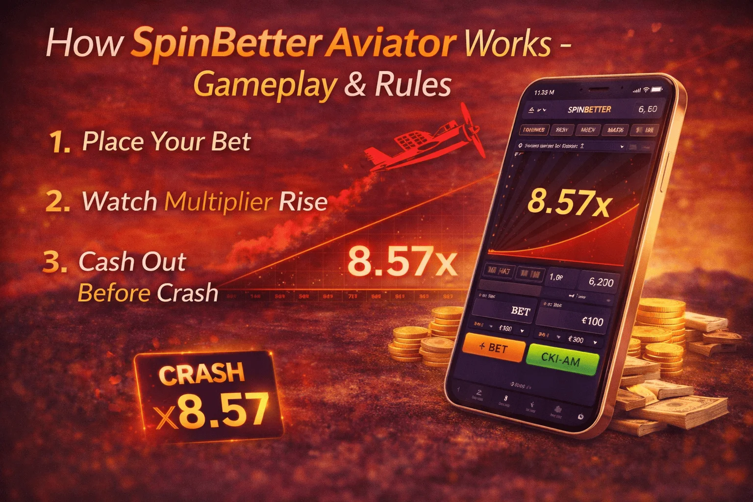How SpinBetter Aviator Works - Gameplay & Rules